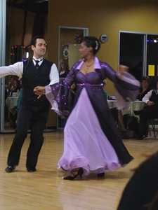 Custom Designed Ballroom Dance Gown