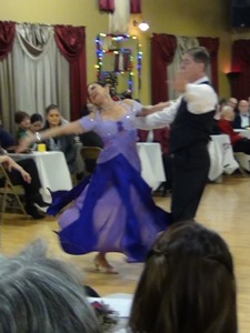 Custom Designed Ballroom Dance Gown 