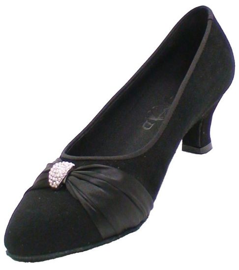 Ballroom Dance Shoe - Lois black nubuck