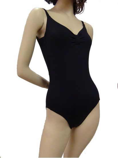 Adult black camisole leotard