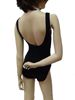 adult black tank cotton leotard