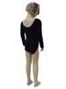 Child Black Long Sleeve Leotard