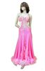 Pink Ballroom Gown with Feathers