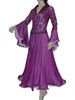 Purple Lace Ballroom Gown