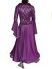 Purple Lace Ballroom Gown