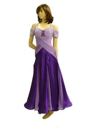 Imagen de Lilac Ruched Smooth Gown