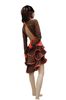 Picture of Orange Cheetah Latin dress