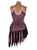 Picture of Pink Leopard Latin Dress