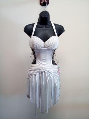 White Latin Dress for rent or sale in Houston
