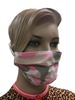 coronavirus Fashion Face Mask (3-layer) -pink camouflage