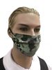 coronavirus Fashion Face Mask (3-layer) -green camouflage