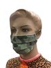 coronavirus Fashion Face Mask (3-layer) -green camouflage