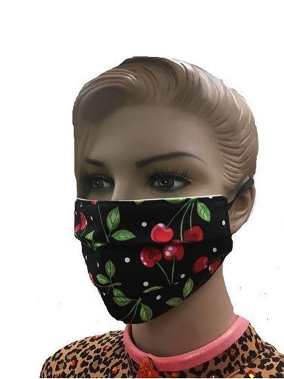 coronavirus Fashion Face Mask (3-layer) -  Cherries