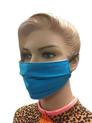 coronavirus Fashion Face Mask (3-layer) -Electric Blue 