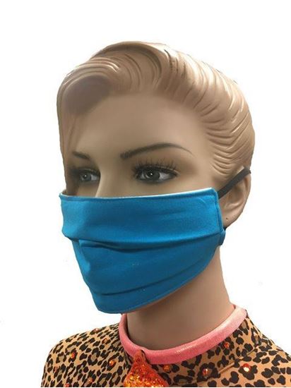 coronavirus Fashion Face Mask (3-layer) -Electric Blue 