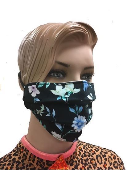 coronavirus Fashion Face Mask (3-layer) -Friendly Floral