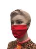 Bright Red coronavirus Fashion Face Mask (3-layer)