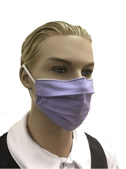 Light Purple coronavirus Fashion Face Mask (3-layer)