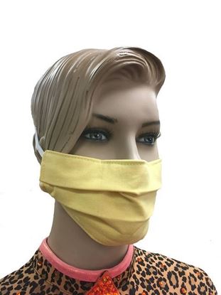 Sunshine Yellow  coronavirus Fashion Face Mask (3-layer)