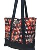 Reusable shopping tote bag with pocket "American Fireworks"