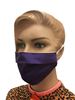 COVID-19 Coronavirus Fashion Face Mask Deep Purple