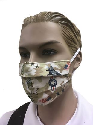 COVID-19 Coronavirus Fashion Face Mask Military Camouflage