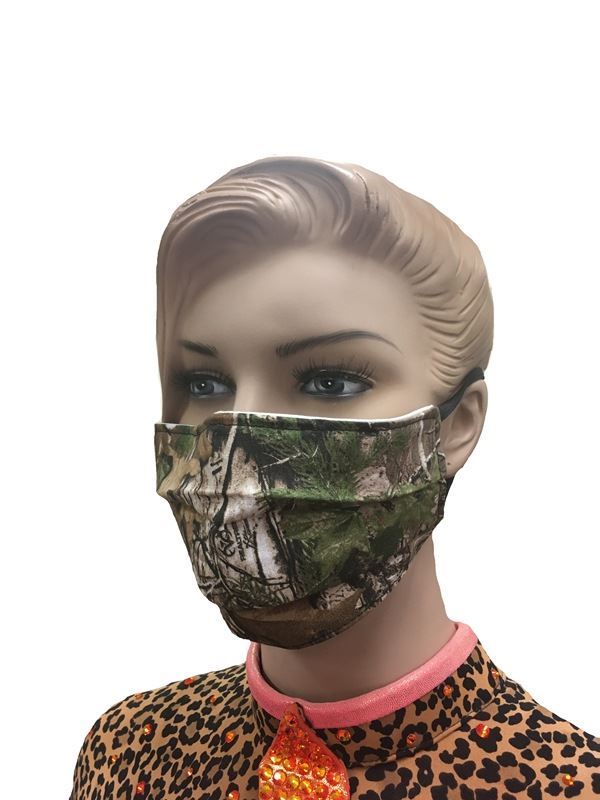 Buy Real Tree Camouflage COVID19 coronavirus Fashion Face Mask (3layer) in Houston and Sugar