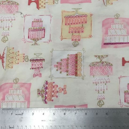 Birthday Cake (100% Cotton Fabric) Houston