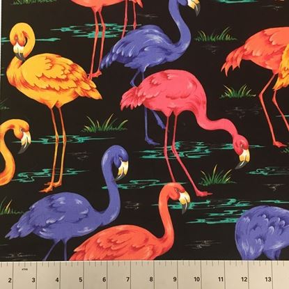 Flamingos (100% Cotton Fabric)
