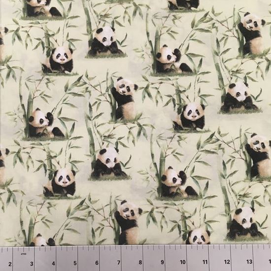 Pandas In the Wild (100% Cotton Fabric) 