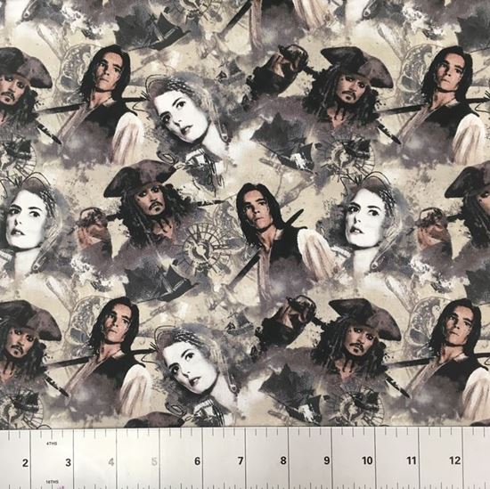 Pirates of the Carribean (100% Cotton Fabric)
