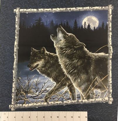 Lone Wolf (Poly Cotton Fabric) in Houston