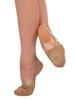 Adult Stretch Canvas Half Sole Ballet Shoe (Jazzy Tan) Houston and Sugar Land